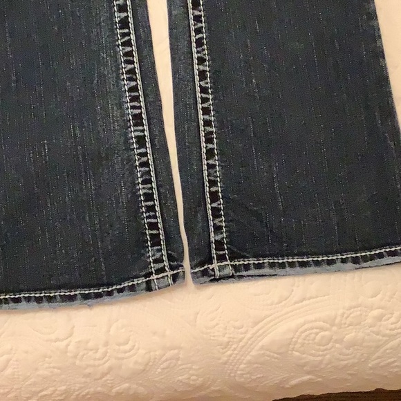 Silver Aiko Lo Rise Bootcut Jeans, 28W 31L - Picture 10 of 15